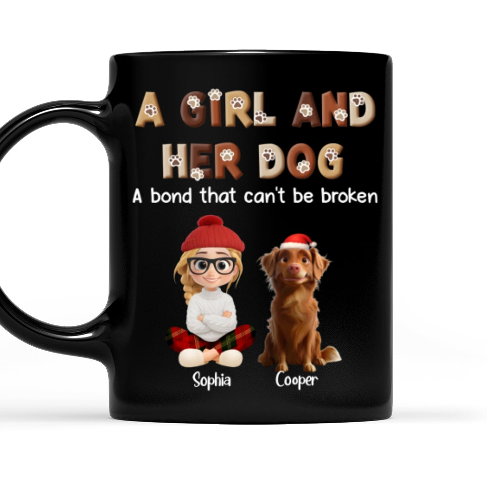 Custom Christmas Birthday Gifts For Dog Mom, Dog Lovers • My Biological Parent - Personalized Coffee Mug