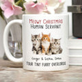 Custom Photo Christmas Birthday Gifts For Cat Lovers • Meowy Day Photo - Personalized Coffee Mug