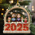 Our Christmas Together With Fur Babies - Personalized Acrylic Ornament