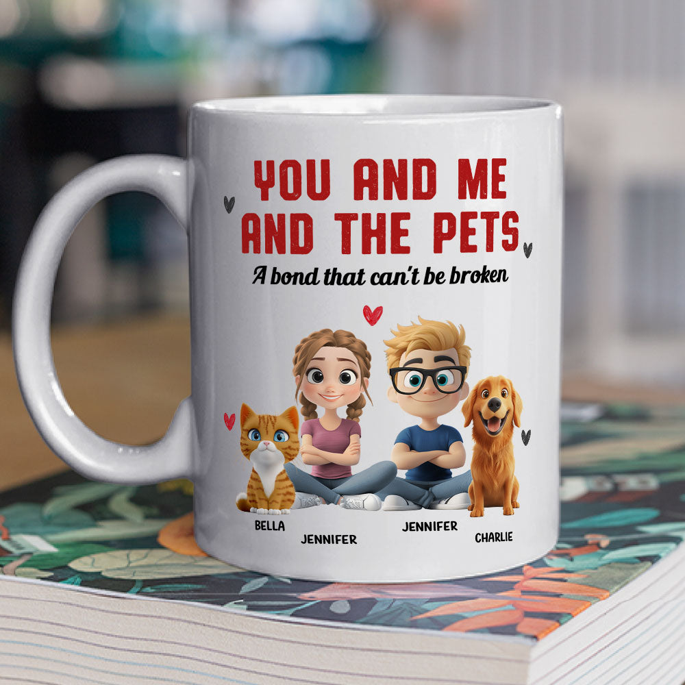 Custom Christmas Birthday Gifts For Pet Lovers • You Me And Us - Personalized Coffee Mug