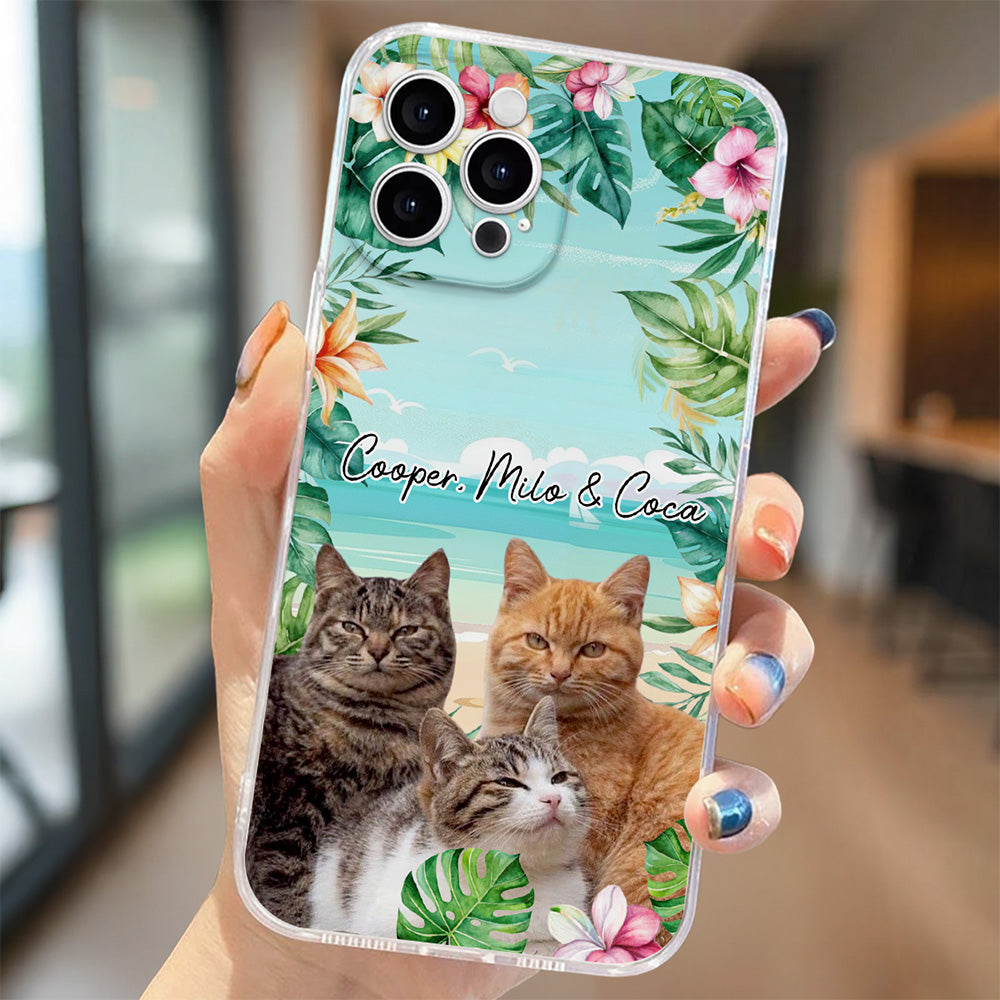 Cat Summer Photo - Personalized Phone Case