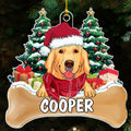 Dog Christmas - Personalized Acrylic Ornament