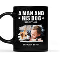 Custom Photo Christmas Birthday Gifts For Dog Dad, Dog Lovers • Will Ever Call You Dad Photo - Personalized Coffee Mug