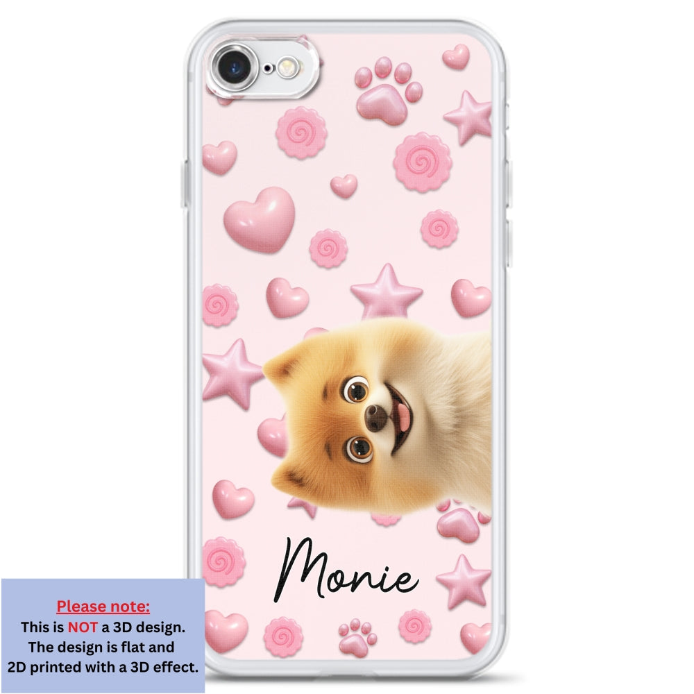 Paw With You - Personalized 3D Inflated Effect Phone Case