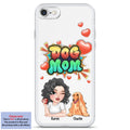 Dog Mom Gradient - Personalized 3D Inflated Effect Phone Case