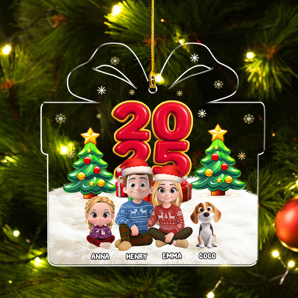 You Me And Our Kids - Personalized Acrylic Ornament