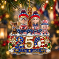 Christmas Across 250th Anniversary - Personalized Acrylic Ornament