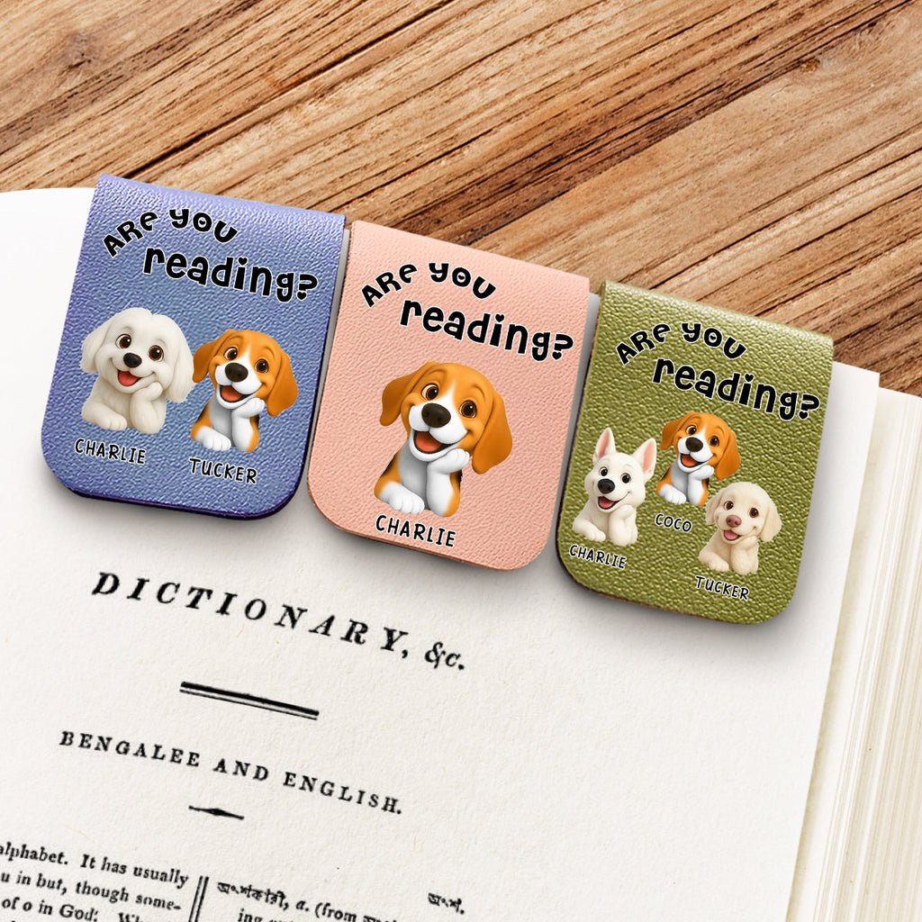 Thinking About You - Personalized Leather Bookmark