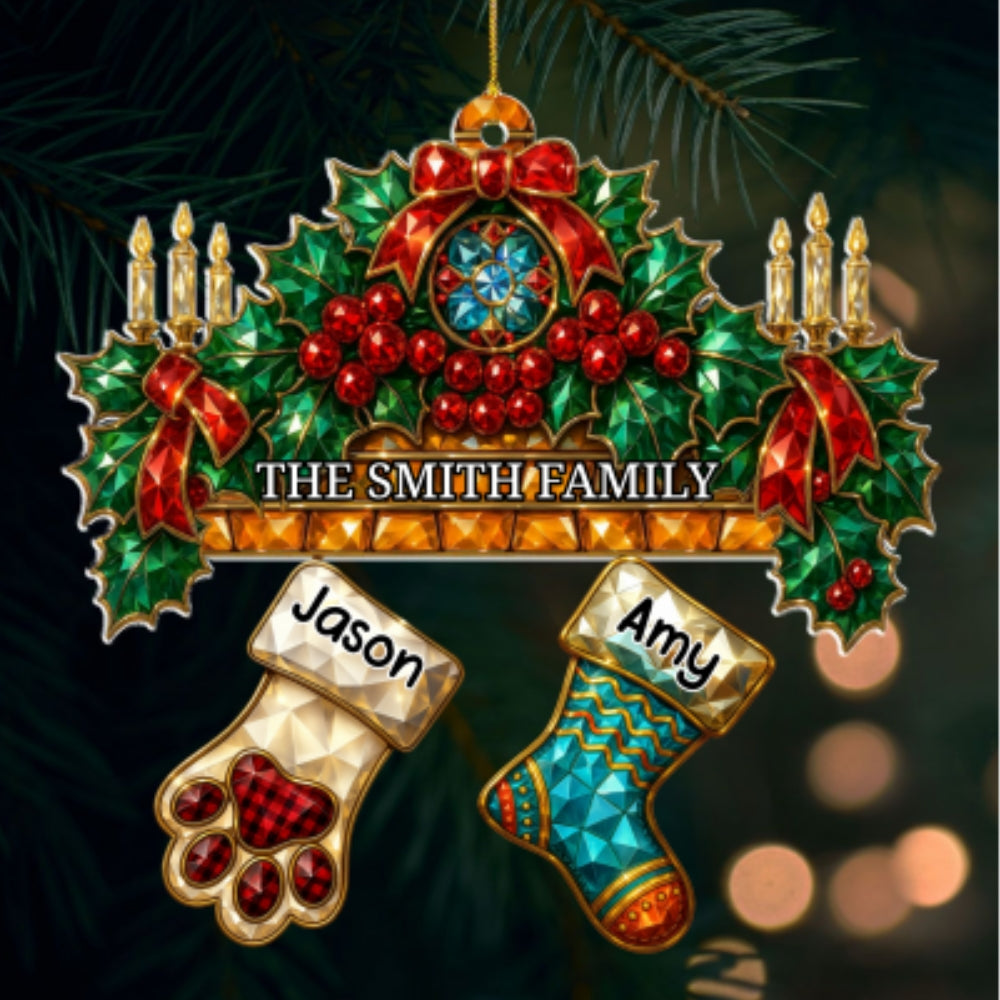 Dream Fire In Christmas - Personalized Acrylic Ornament