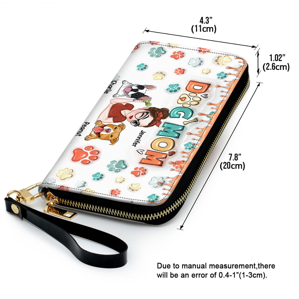 My Lovely Dog Mom - Personalized Leather Wallet