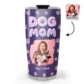 Custom Photo Christmas Birthday Gifts For Dog Mom, Dog Lovers • Colorful New Dog Mom Photo - Personalized 3D Inflated Effect Tumbler