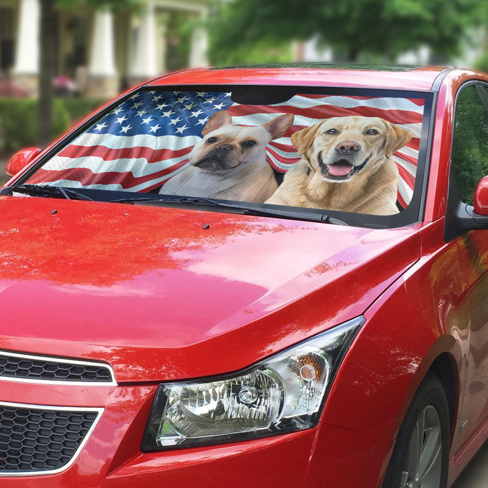 Life Is Better With Pets - Personalized Car Sunshade