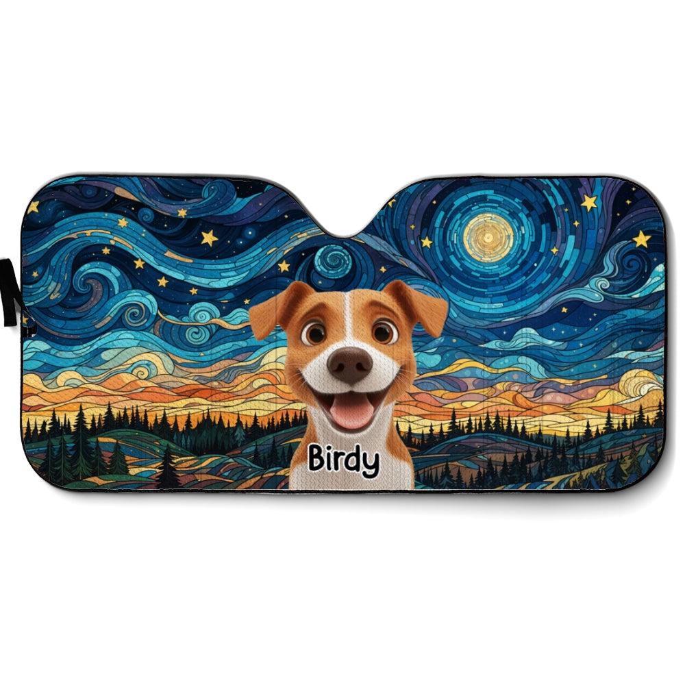 Custom Christmas Birthday Gifts Car Accessories for Dog Parents • Best Picture - Personalized Car Sunshade