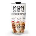 Custom Christmas Birthday Gifts For Dog Lovers • Christmas Is Better With My Dog - Personalized Tumbler