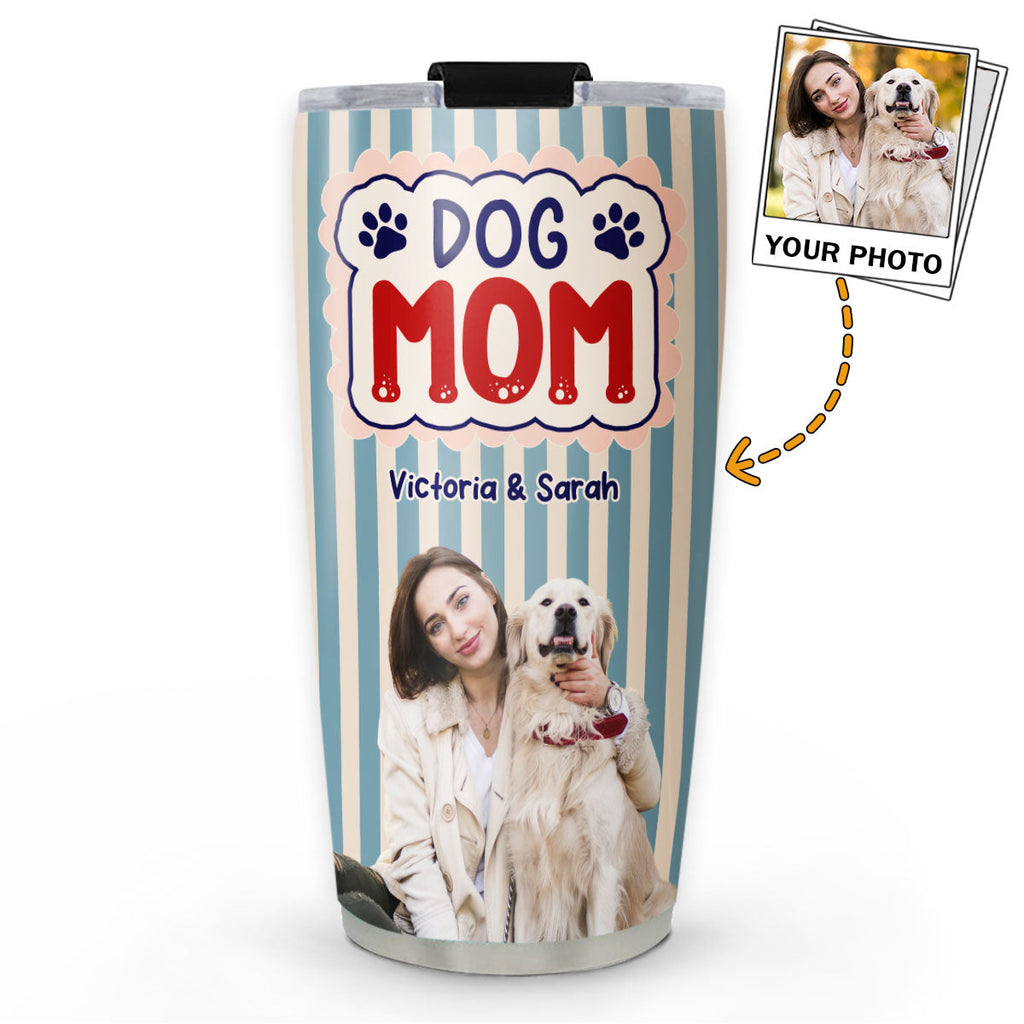 Custom Photo Christmas Birthday Gifts For Dog Mom, Dog Lovers • Let Us Spend Days Together Photo - Personalized Tumbler