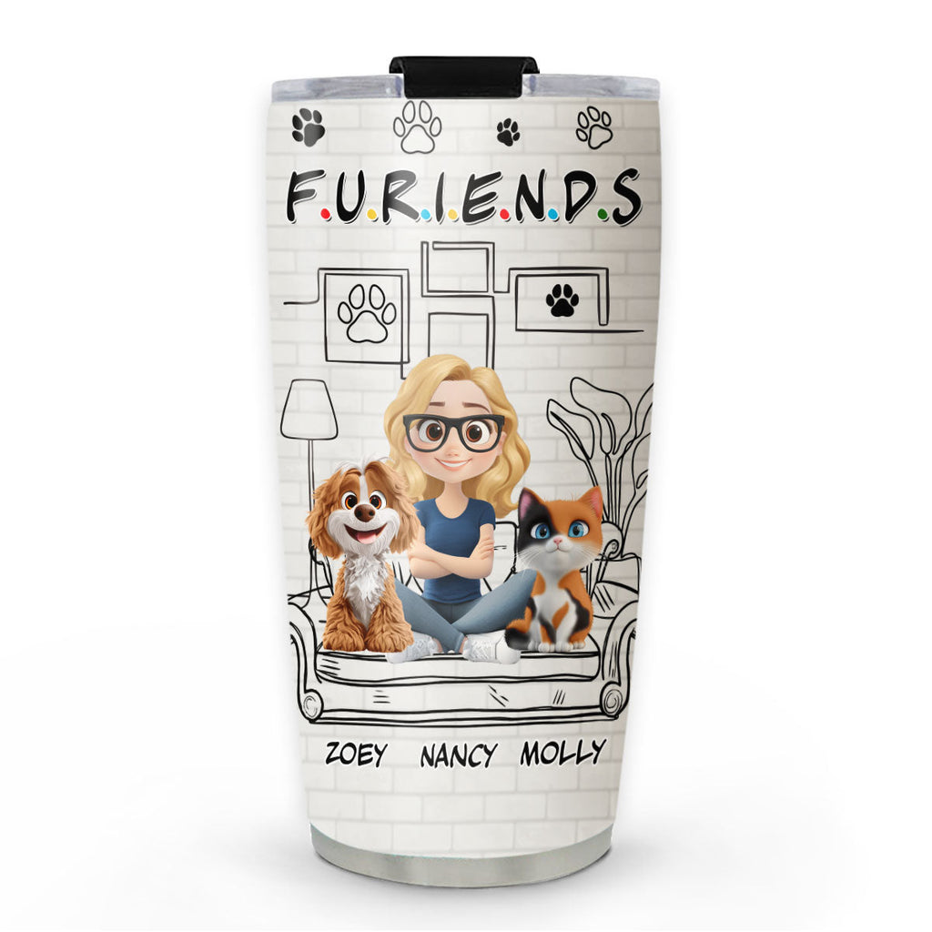 Custom Christmas Birthday Gifts For Pet Lovers • Your Fur Friend - Personalized Tumbler
