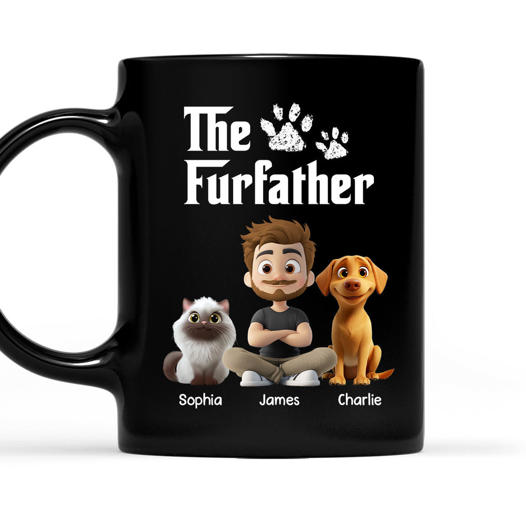 Custom Father's day Birthday Gifts For Cat Dad, Cat Lovers • Cool Pet Father - Personalized Coffee Mug