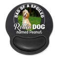Rotten Dog Cartoon Photo - Personalized Leather Mouse Pad