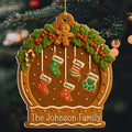 Family Cookies Christmas - Personalized Acrylic Ornament