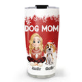 Custom Christmas Birthday Gifts For Dog Mom, Dog Lovers • Christmas 2025 Dog Mom - Personalized 3D Inflated Effect Tumbler