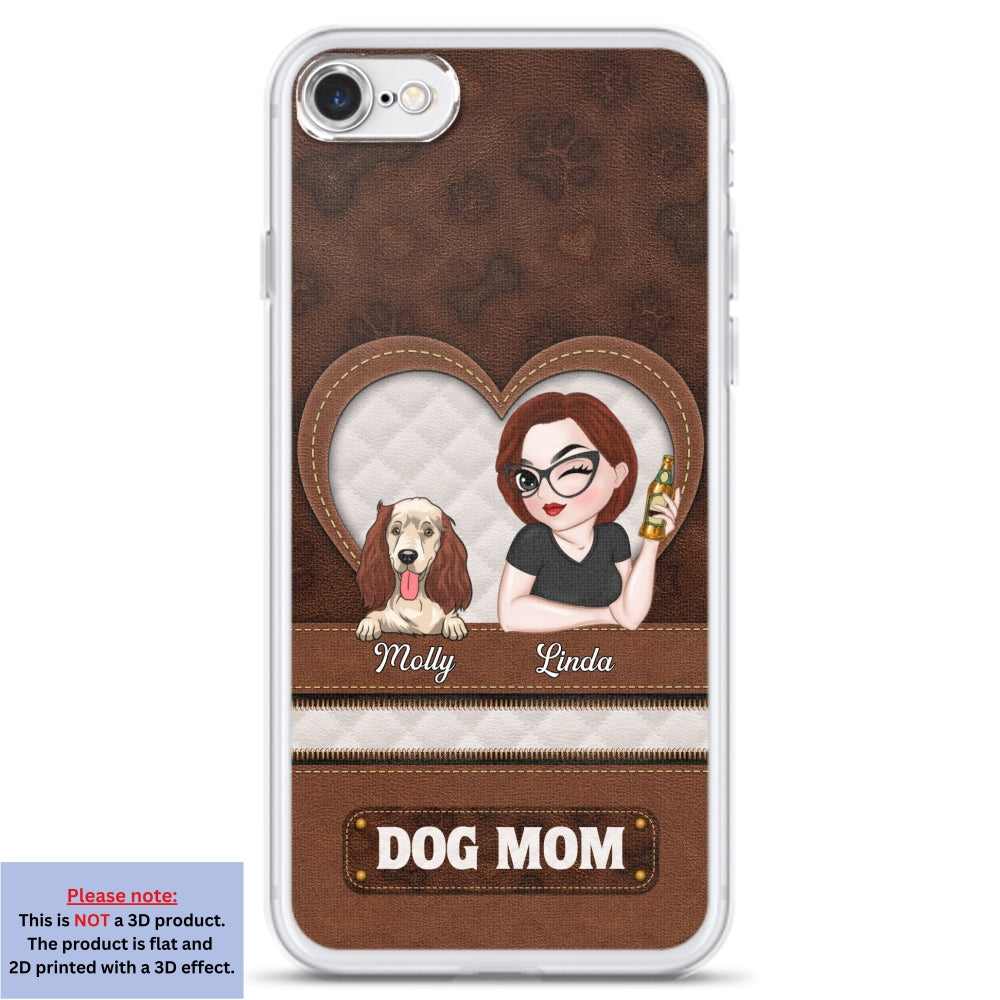 In My Dog Mom Era - Personalized 3D Inflated Effect Phone Case