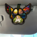 Pawprints On My Heart - Personalized Car Visor Clip