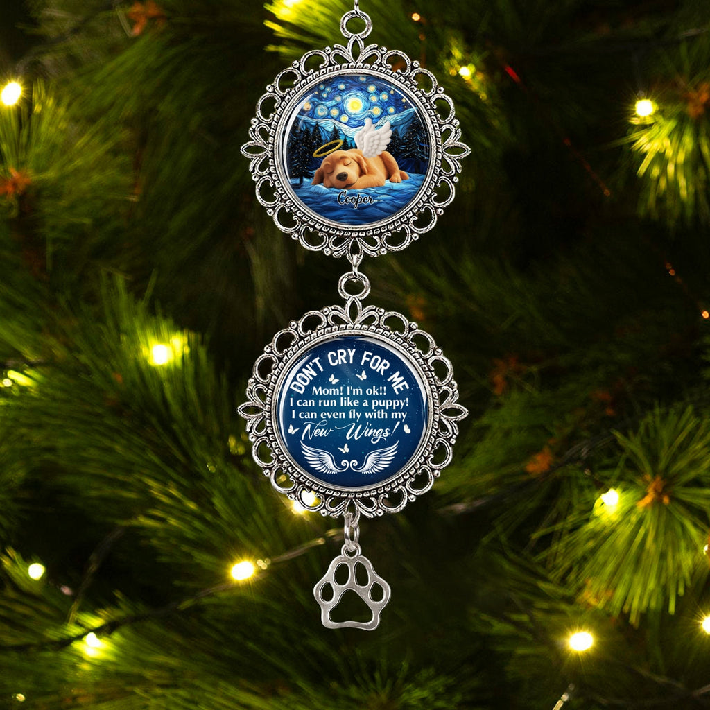 Custom Christmas Decor Home Birthday Gifts For Dog Lovers • I Can Run Like A Puppy - Personalized Charming Ornament