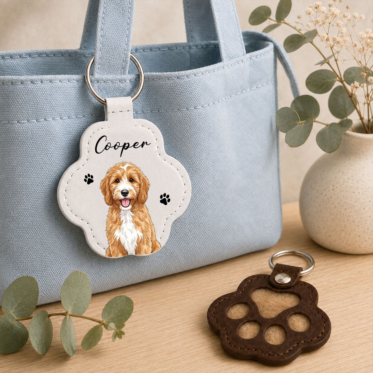A Piece Of You - Personalized Pet Fur Keychain