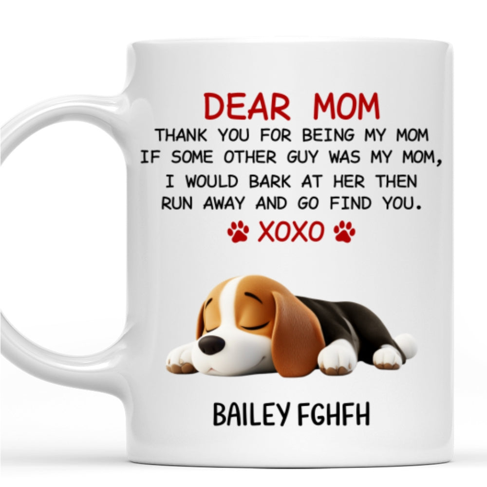 Custom Christmas Birthday Gifts For Dog Lovers • Xoxo Dog Mom - Personalized Coffee Mug
