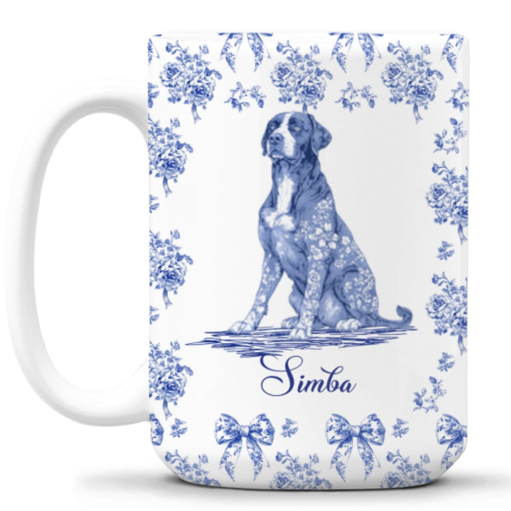 Custom Christmas Birthday Gifts For Dog Mom, Dog Lovers • Fond Of You Pet Ver - Personalized Coffee Mug