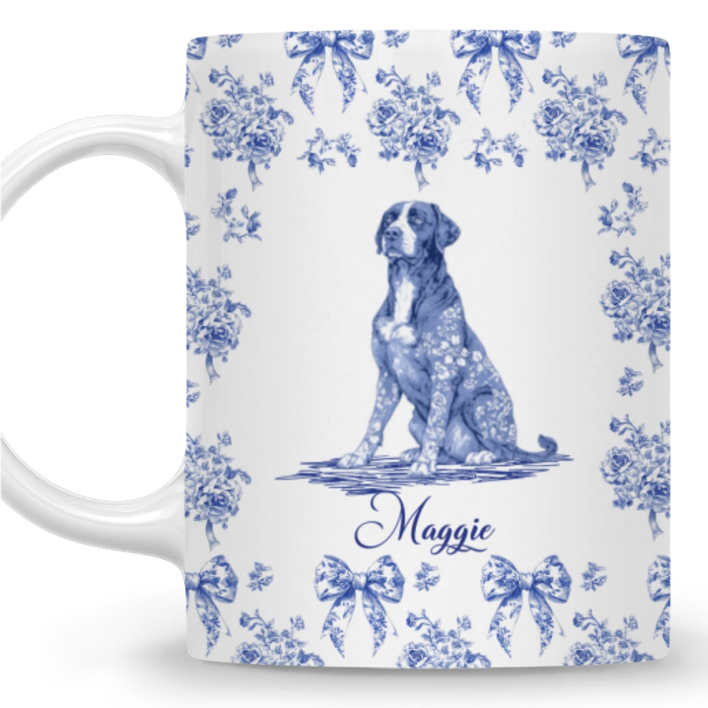 Custom Christmas Birthday Gifts For Dog Mom, Dog Lovers • Fond Of You Pet Ver - Personalized Coffee Mug