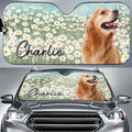 Custom Christmas Birthday Gifts Car Accessories for Dog Parents • Is It Spring Yet Photo - Personalized Car Sunshade