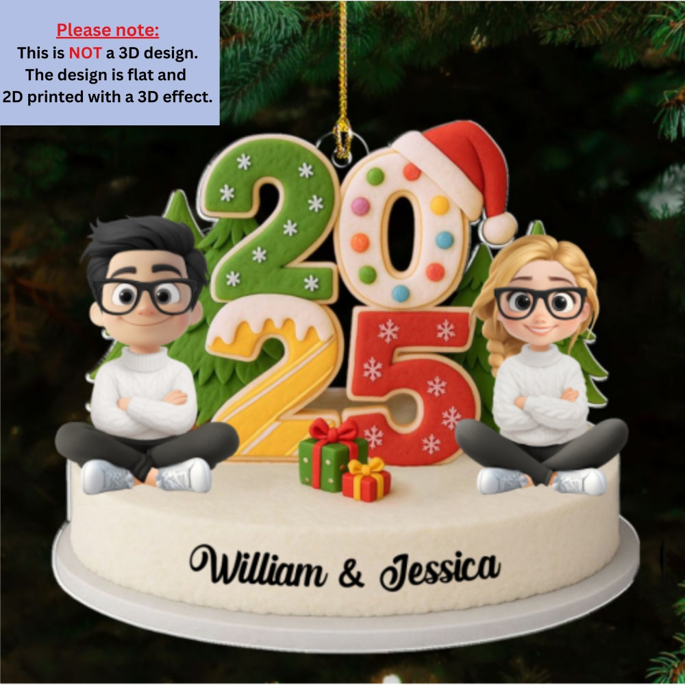 Our Christmas Crew - Personalized Acrylic Ornament