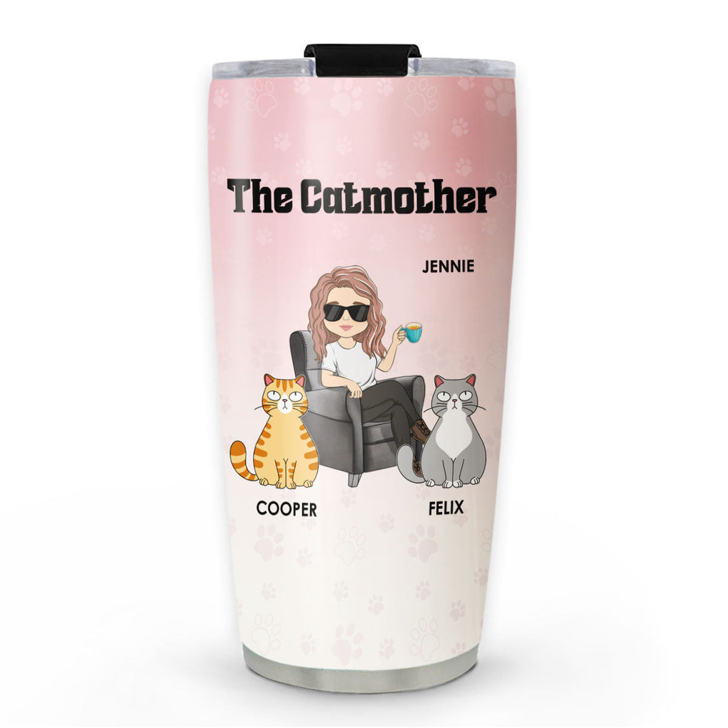 Custom Christmas Birthday Gifts For Dog Mom, Dog Lovers • The Lovely Catmother - Personalized Tumbler