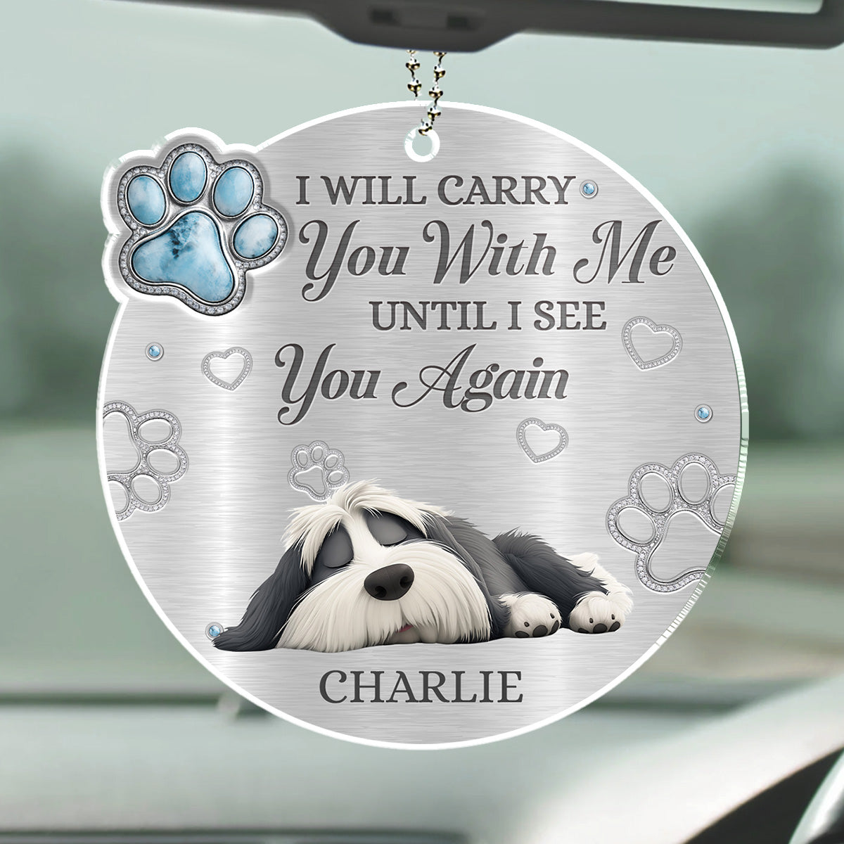 Drive Safe I Love You - Personalized 3D Effect Car Ornament