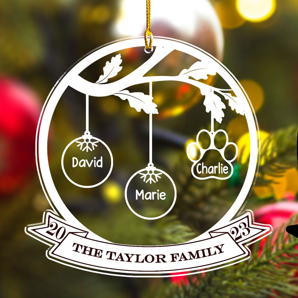Charm Tree - Personalized Acrylic Ornament