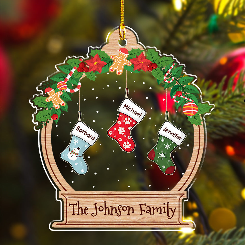 Funny Stockings - Personalized Acrylic Ornament