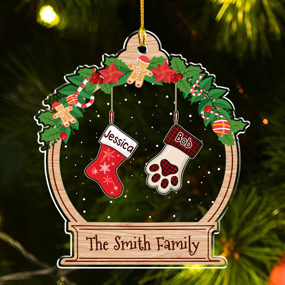 Funny Stockings - Personalized Acrylic Ornament