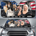 American Fur Babies Photo - Personalized Car Sunshade