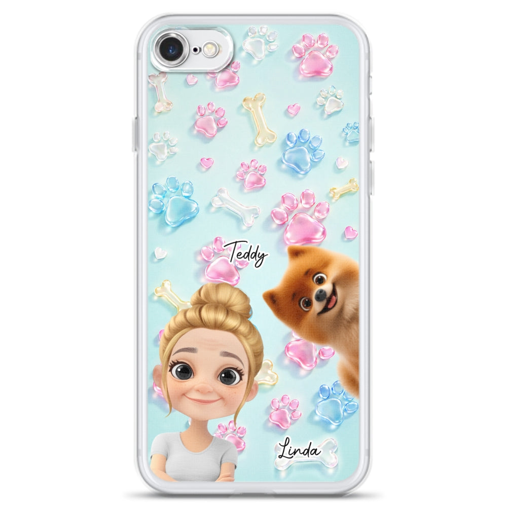 My Dog My Human - Personalized 3D Effect Phone Case