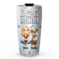 Custom Christmas Birthday Gifts For Dog Mom, Dog Lovers • A Glow Of Us - Personalized 3D Effect Tumbler