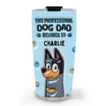 Custom Mother's day Birthday Gifts For Pet Mom, Pet Lovers • Dog Mom Dad Belong - Personalized 3D Inflated Effect Tumbler