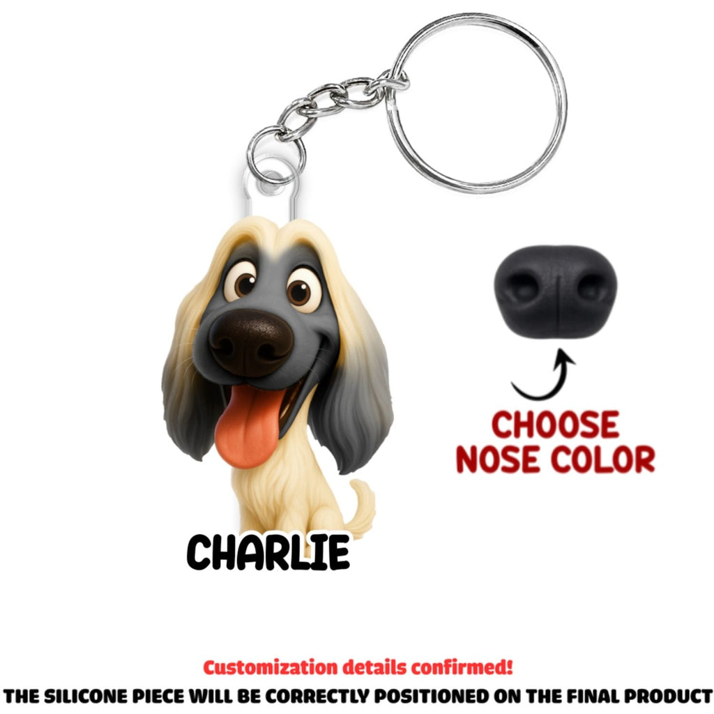 Certified Boop Button - Personalized Nose Squishy Keychain
