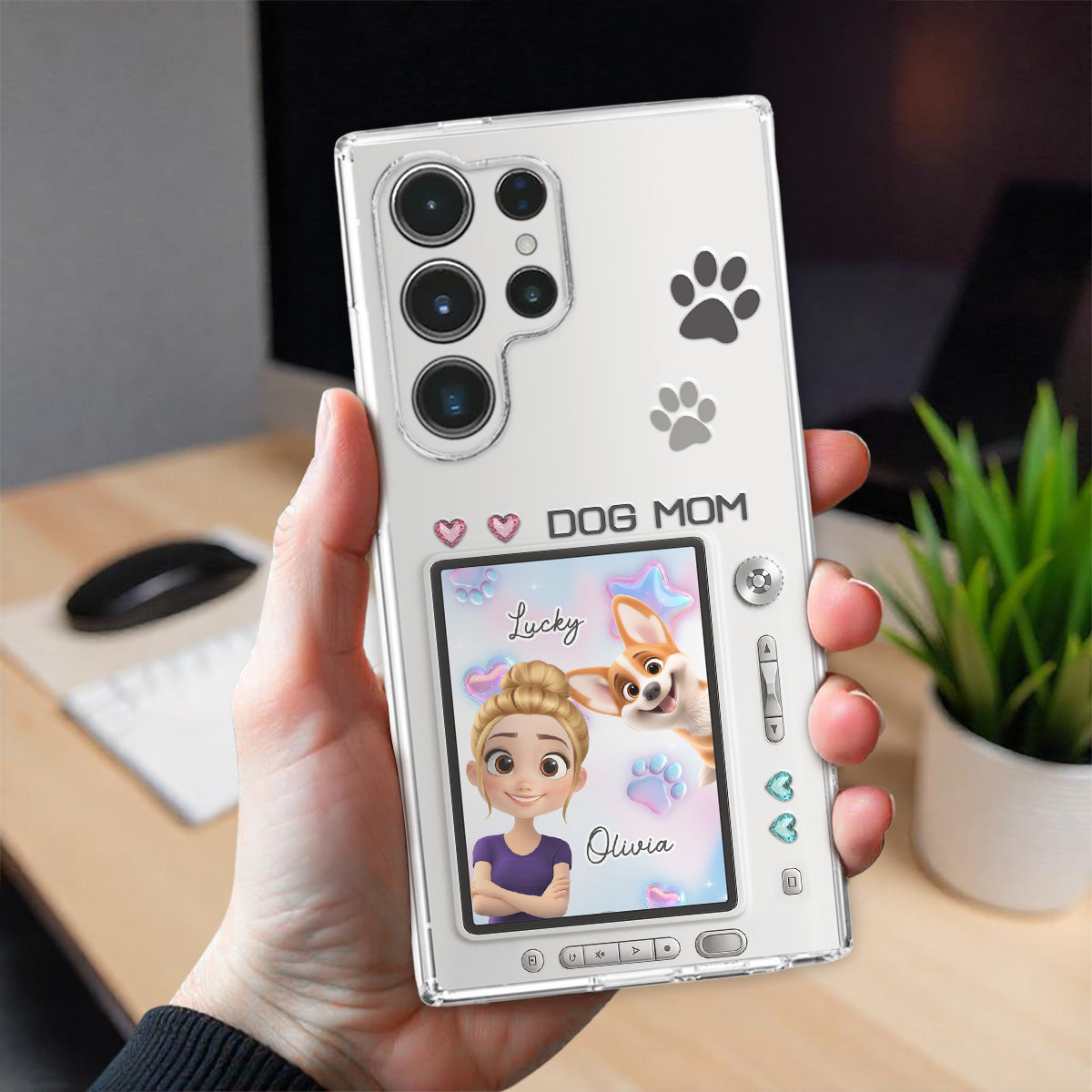 Digital Dog Mom - Personalized Phone Case