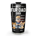 Custom Father's day Birthday Gifts For Pet Dad, Pet Lovers • American Pet Dad - Personalized Tumbler