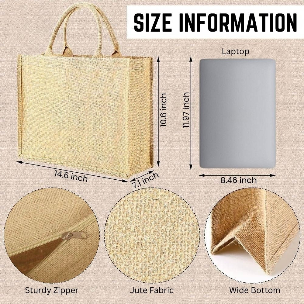 Cutie Summer Dog - Personalized Jute Tote Bag