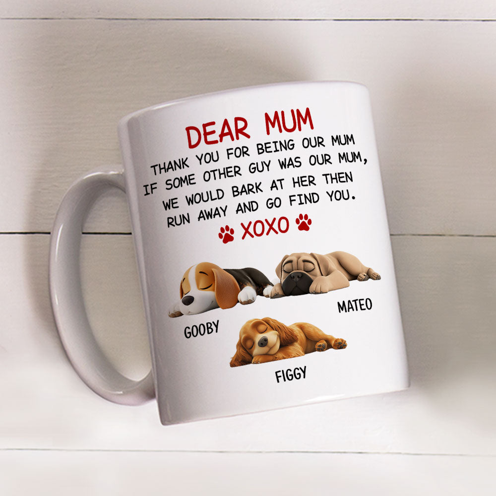 Custom Christmas Birthday Gifts For Dog Lovers • Xoxo Dog Mom - Personalized Coffee Mug