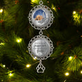 Custom Christmas Memorial Sympathy Gifts For Dogs, Cats • Beside You Photo - Personalized Charming Ornament