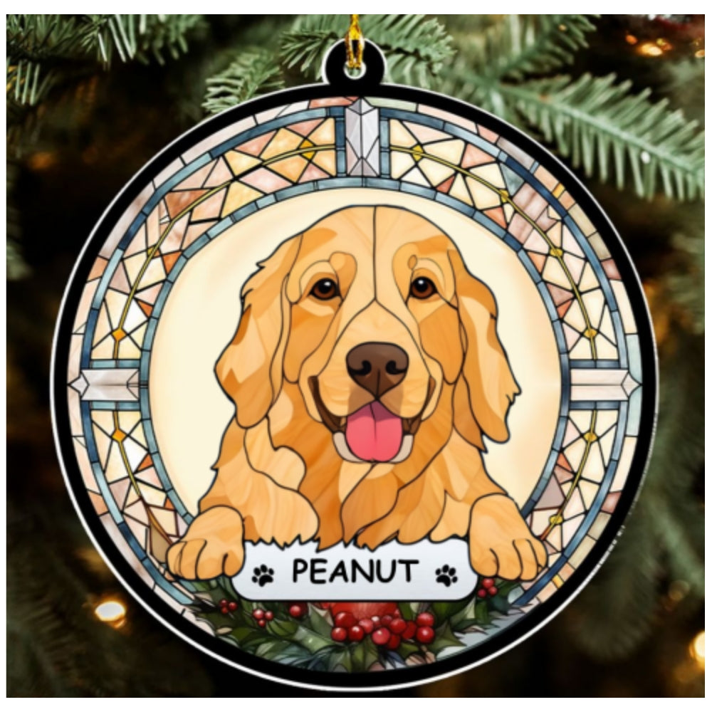 Cheerful Christmas - Personalized Acrylic Ornament