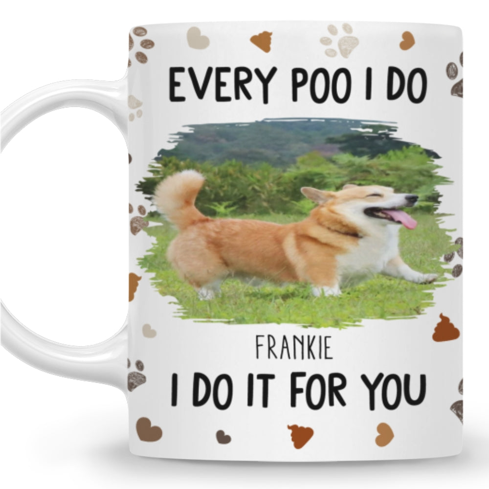 Custom Photo Mother's Father's day Birthday Gifts For Dog Lovers • Do It For You Photo - Personalized Coffee Mug